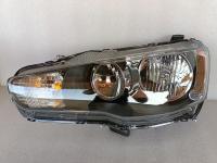 8301B407 Фара левая галоген черная на Mitsubishi Lancer 10