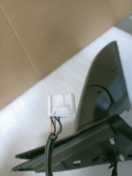 76208-TES-H12 Зеркало 5 pin без поворота правое Honda Civic 2016-2021