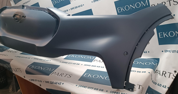 LJ8Z17D957BBPTM Бампер передний под парктроники и камеру Ford Mustang Mach-E 2021-