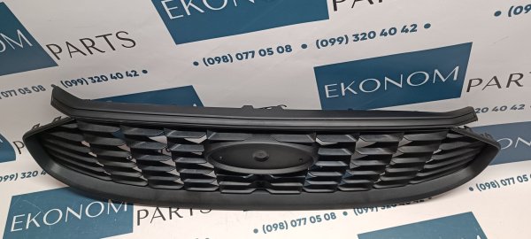 PJ6Z8200A Решетка радиатора с черной накладкой переднего бампера Ford Escape (Kuga) 2023-