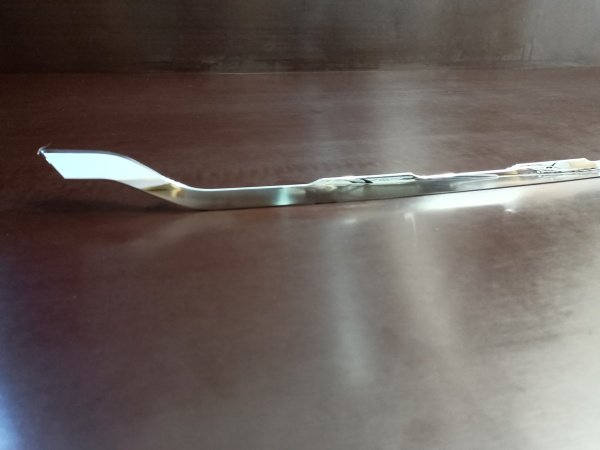 7P68530792ZZ Хром (молдинг) губы переднего бампера Volkswagen Touareg 2015-2018